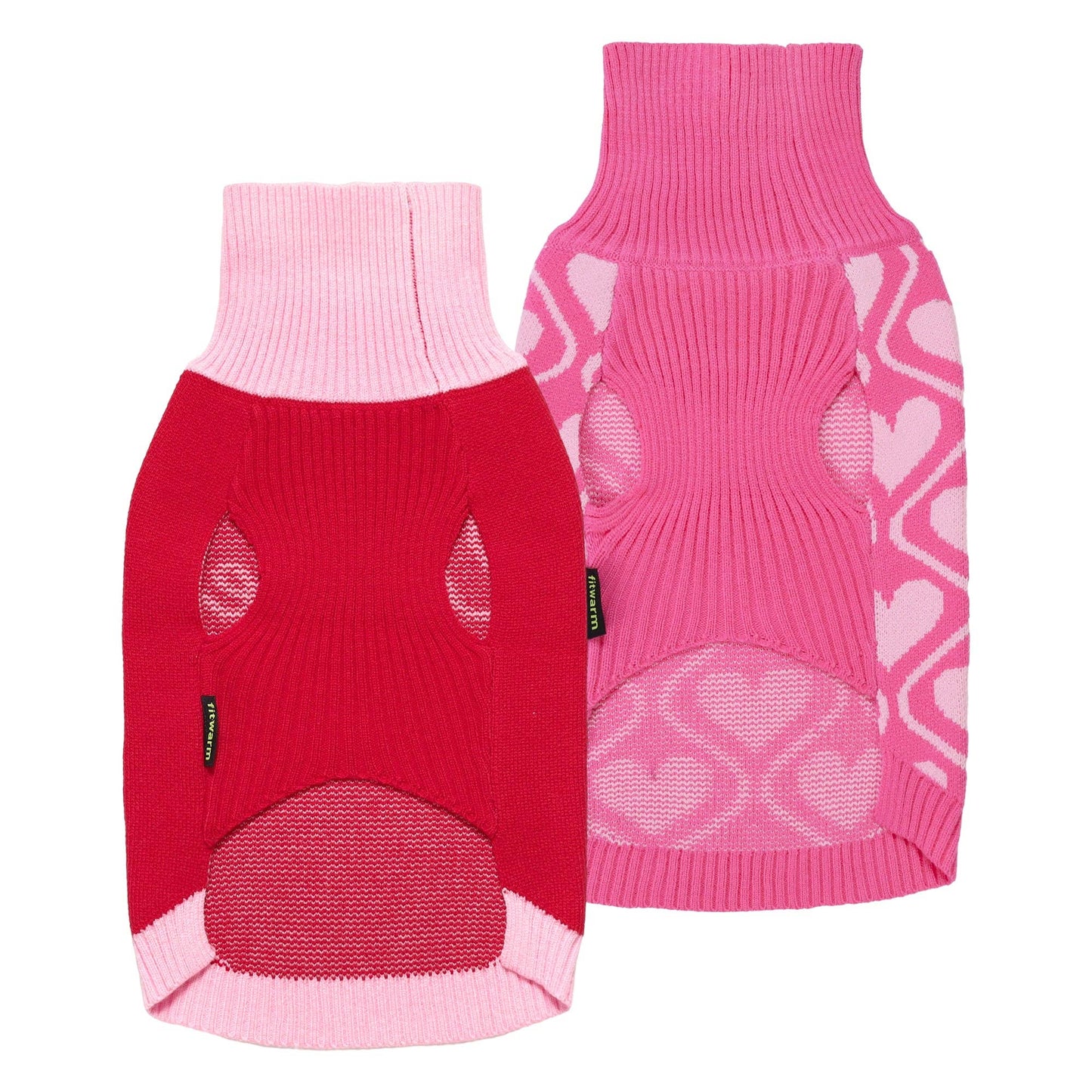2 Pack Little Love Dog Sweaters: Medium