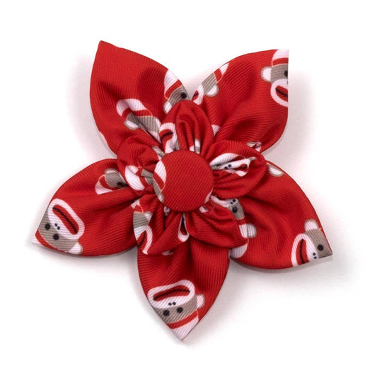 Sock Monkey Flower: Red