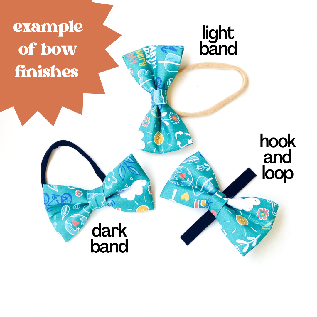 Santa Paws Christmas dog bow tie pet accessory: Dark nylon band