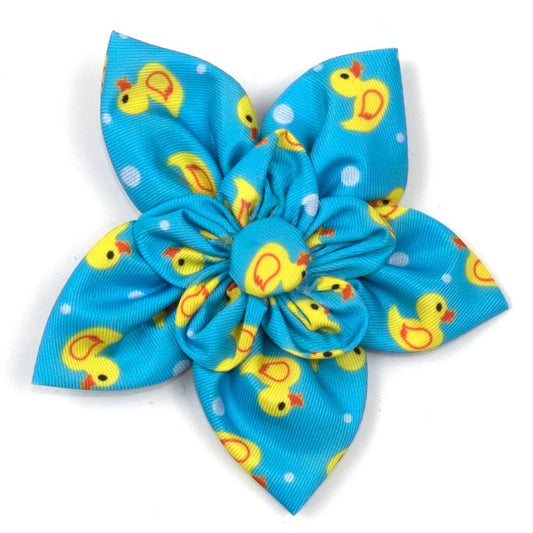 Rubber Duck Flower: Yellow/Blue
