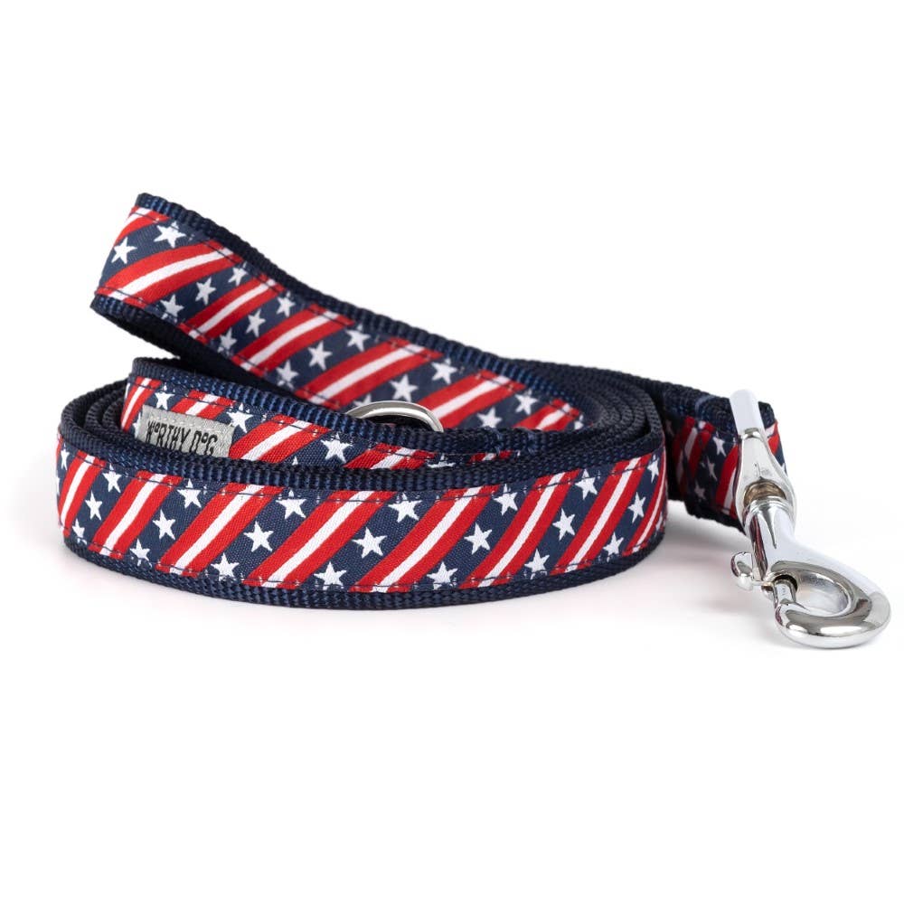 Bias Stars and Stripes Lead/Leash: Red/White/Blue