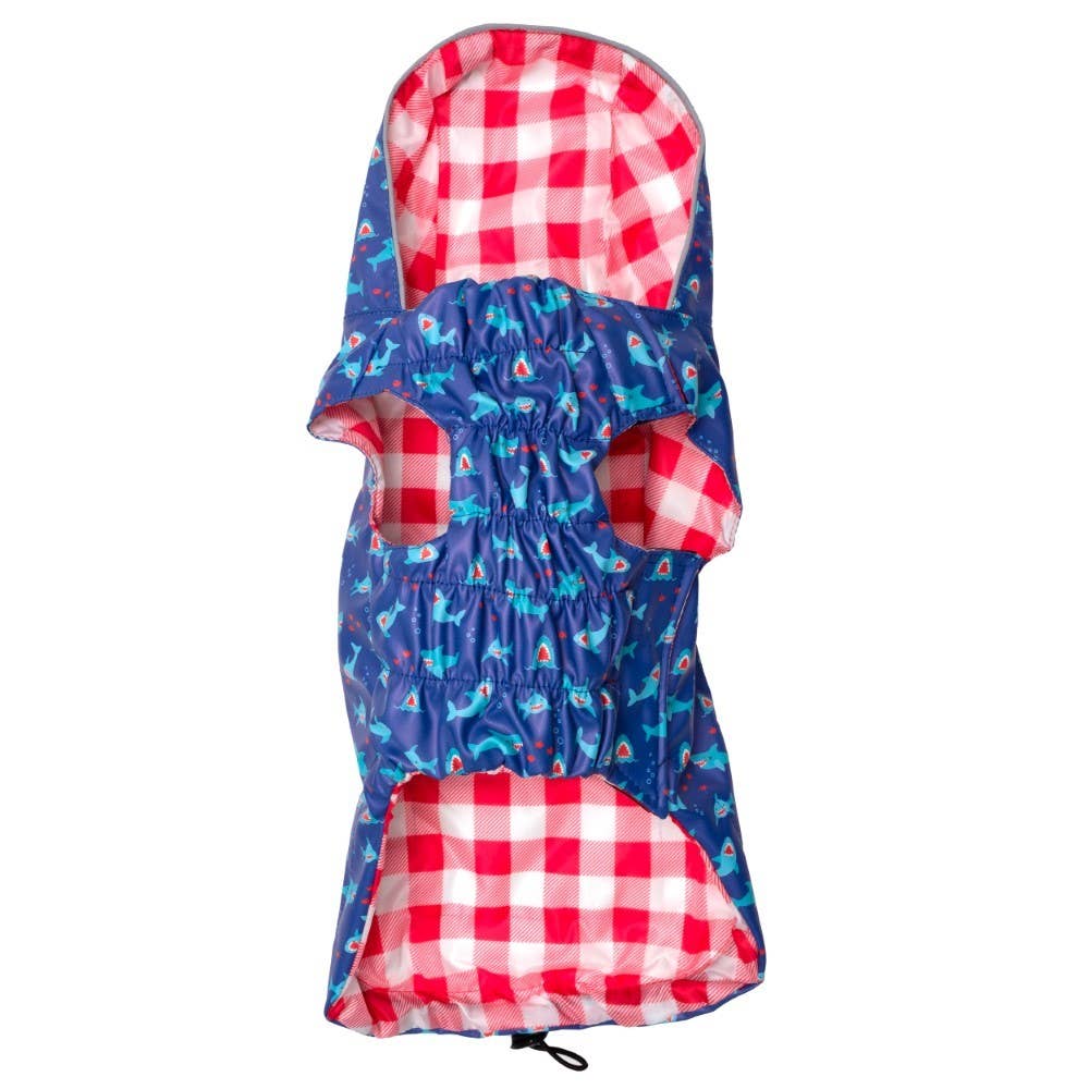 Chomp London Raincoat: Blue / X Large