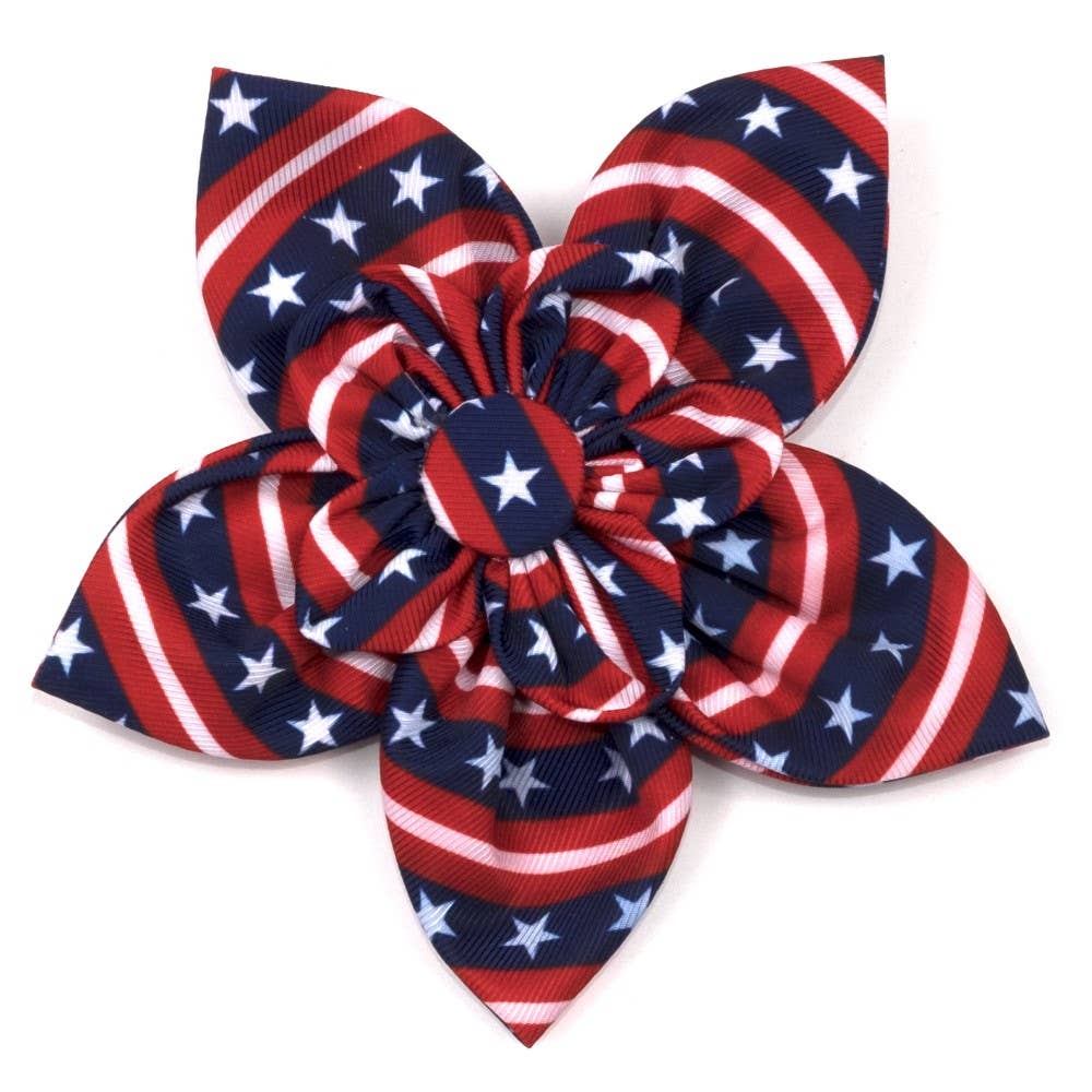 Bias Stars and Stripes Flower: Red/White/Blue