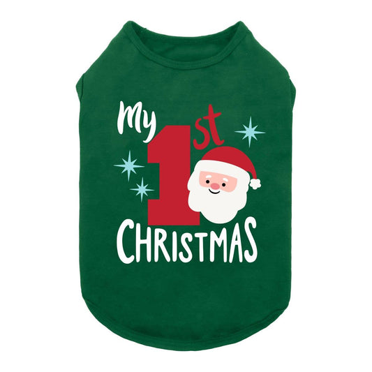 My First Christmas Dog Shirt: X-Small