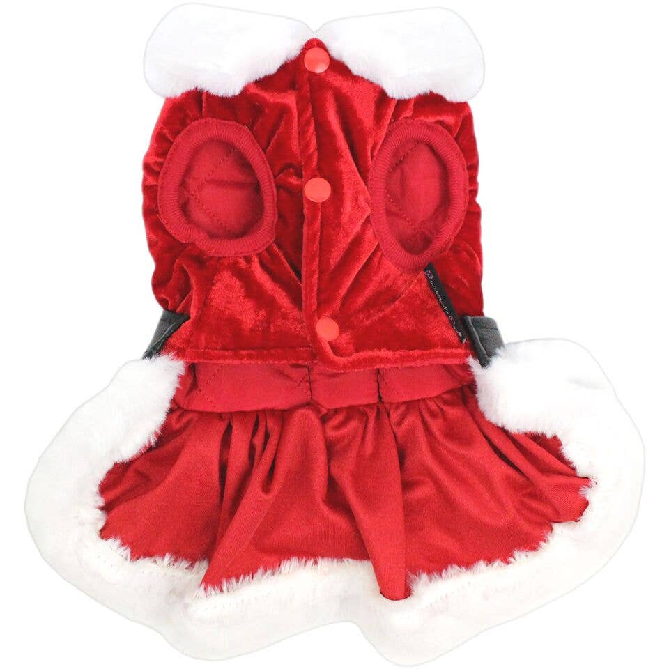 Mrs Claus Suede Dress