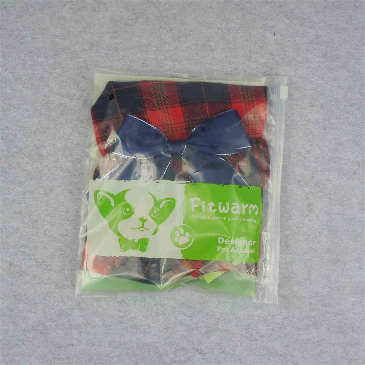 Tartan Plaid Ribbon Dresses: XX-small