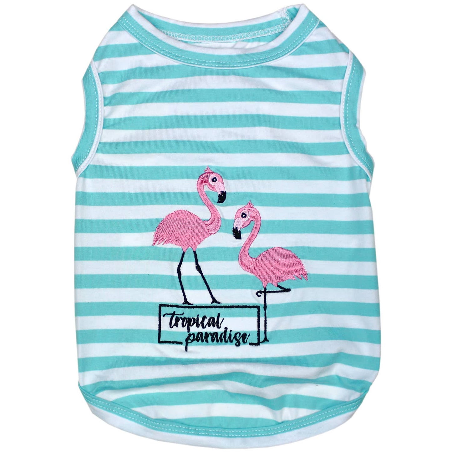 Flamingos Dog T-Shirt