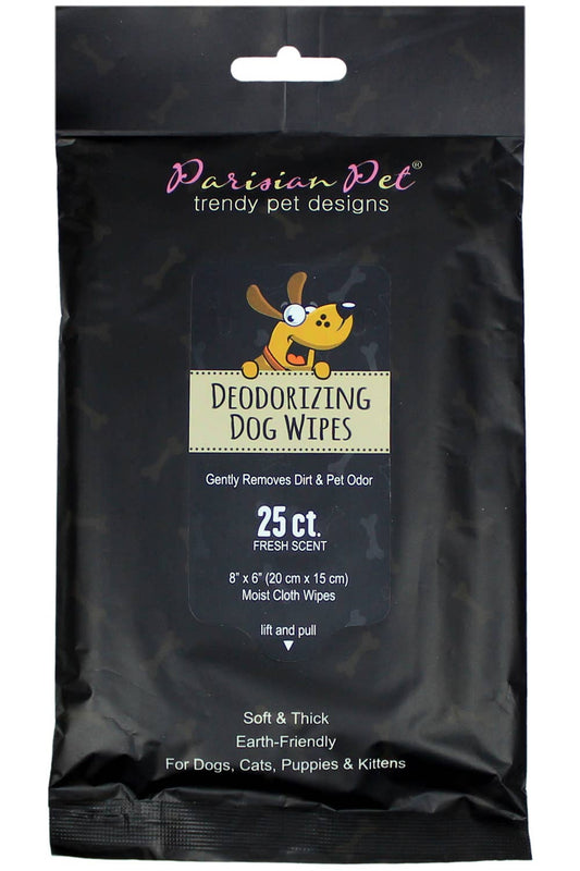 Parisian Pet Deodorizing Wipes - 25 Wipes/Pk